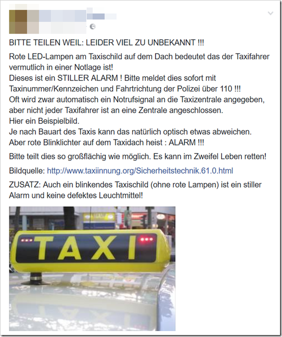 Stiller Alarm: Was tun, wenn das Taxi-Schild blinkt - Schweinfurt City