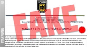 Warnung: Gefälschte E-Mails im Namen der Polizei