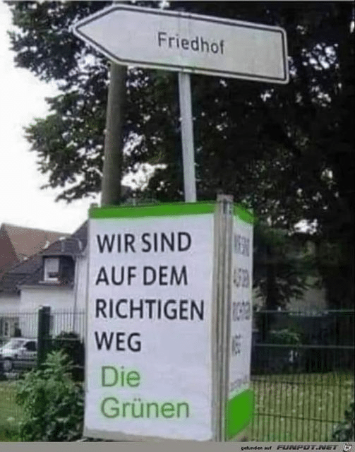 Gefälschtes Wahlplakat der Grünen: Alter Fake kursiert erneut im Netz