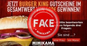 Burger King Fake-Gewinnspiele auf Facebook: Achtung vor Datensammlern!