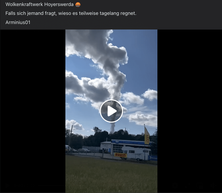 Das Märchen vom Wolkenkraftwerk in Brandenburg